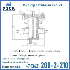 Фильтр сетчатый ФС по Т-ММ-11-2003 в Смоленске